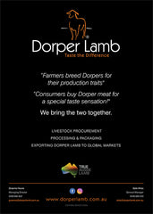 Dorper Sheep Society of Australia Magazine Back page ad